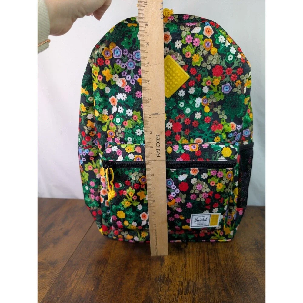 LEGO Herschel Heritage Youth Backpack Scavenger Hunt Meadow Floral NWT